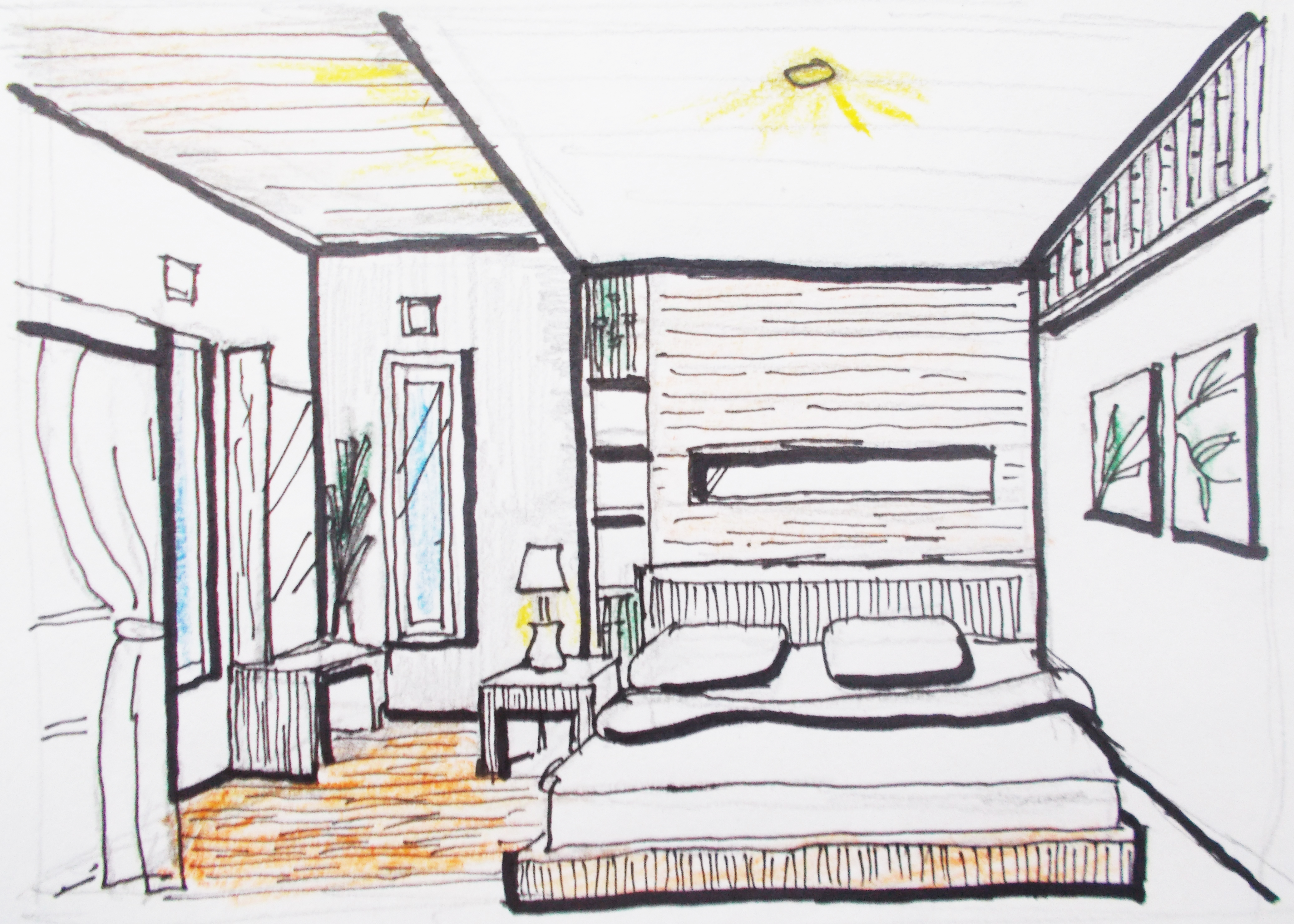 Gambar Kamar Tidur Perspektif Lana 39 S Blog Desain Interior Dan